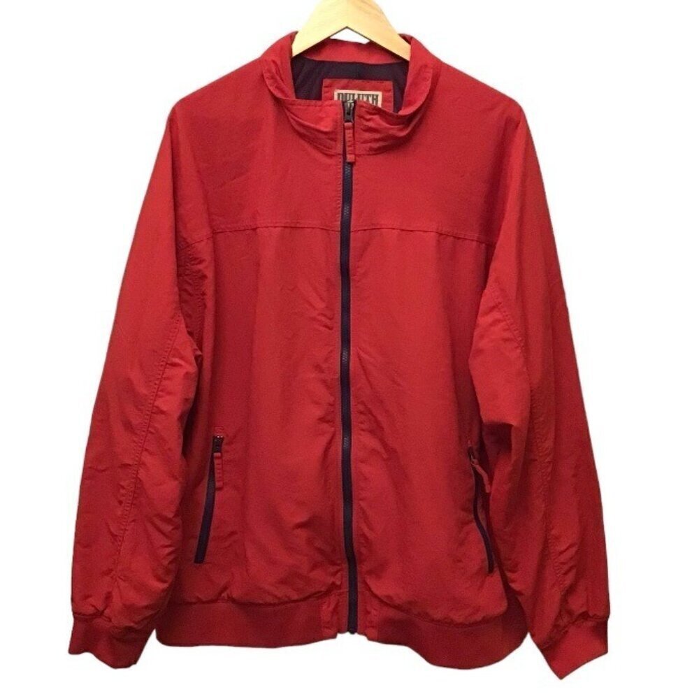 Duluth Trading 2XL Men’s Lightweight Grab Jacket #64615 Red Windbreaker Coat